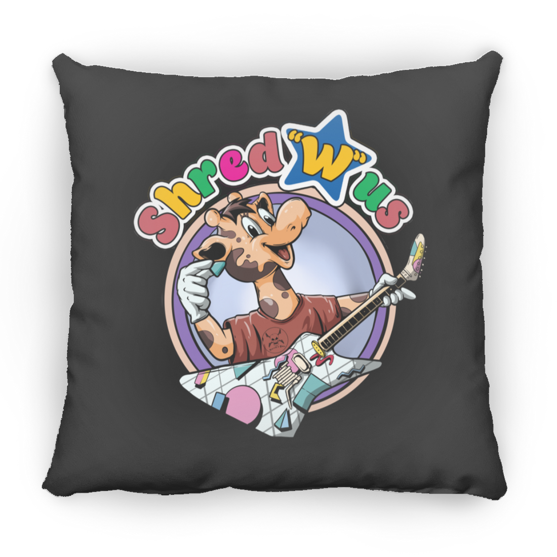 Shred W/ Us Medium Square Pillow