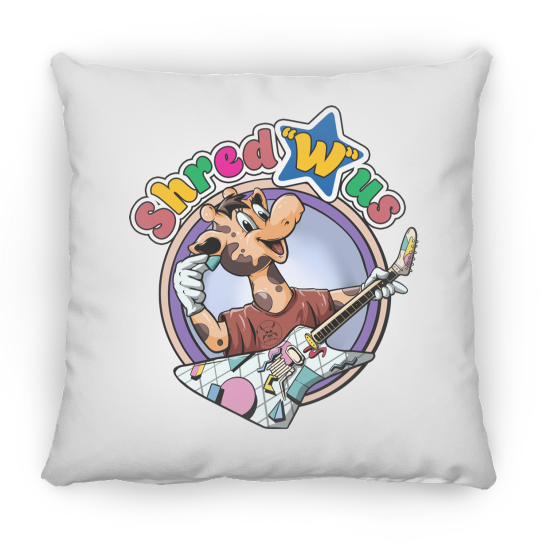 Shred W/ Us Medium Square Pillow