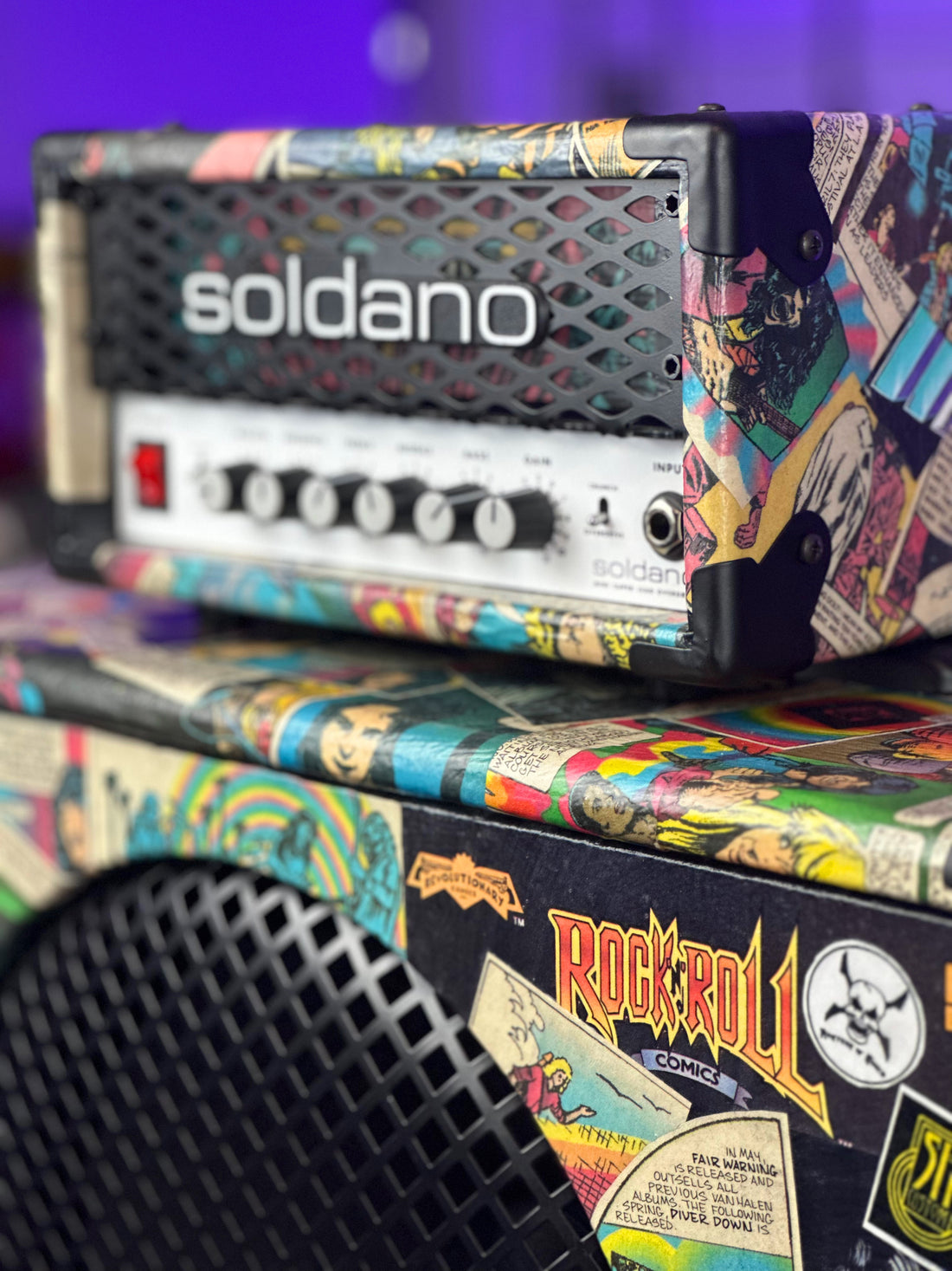 Tone Arts USA "Super Halen" Custom 1x12 Cabinet & Matching Soldano SLO 30 MINI Head