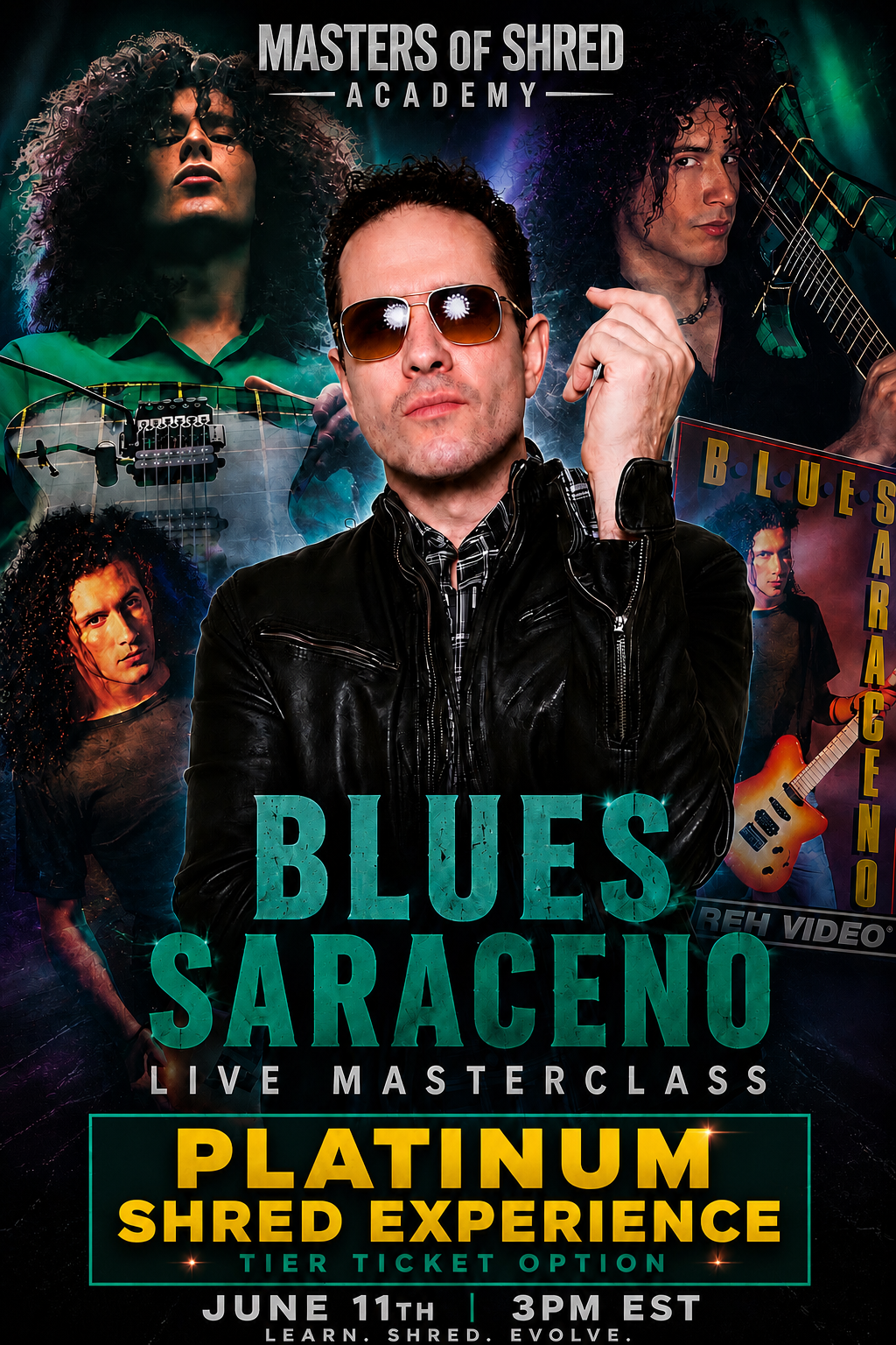Blues Saraceno Masterclass - Platinum Shred Experience Ticket