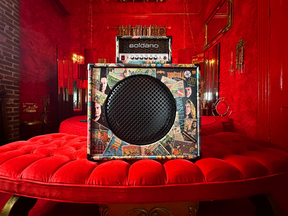 Tone Arts USA "Super Halen" Custom 1x12 Cabinet & Matching Soldano SLO 30 MINI Head