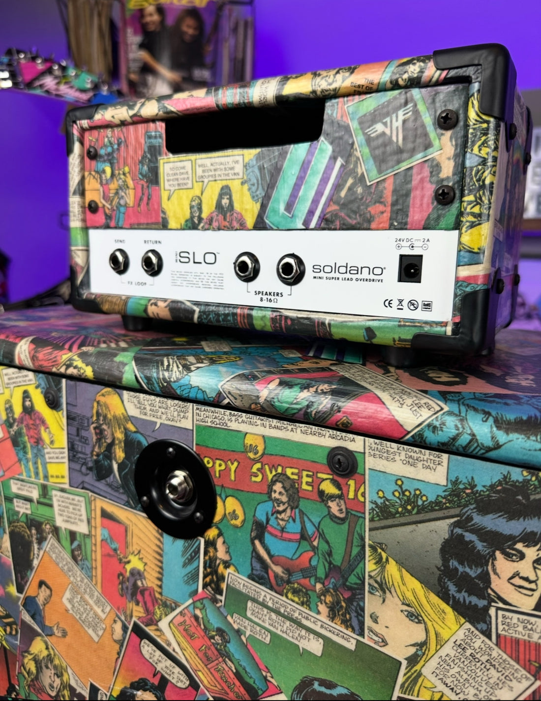 Tone Arts USA "Super Halen" Custom 1x12 Cabinet & Matching Soldano SLO 30 MINI Head