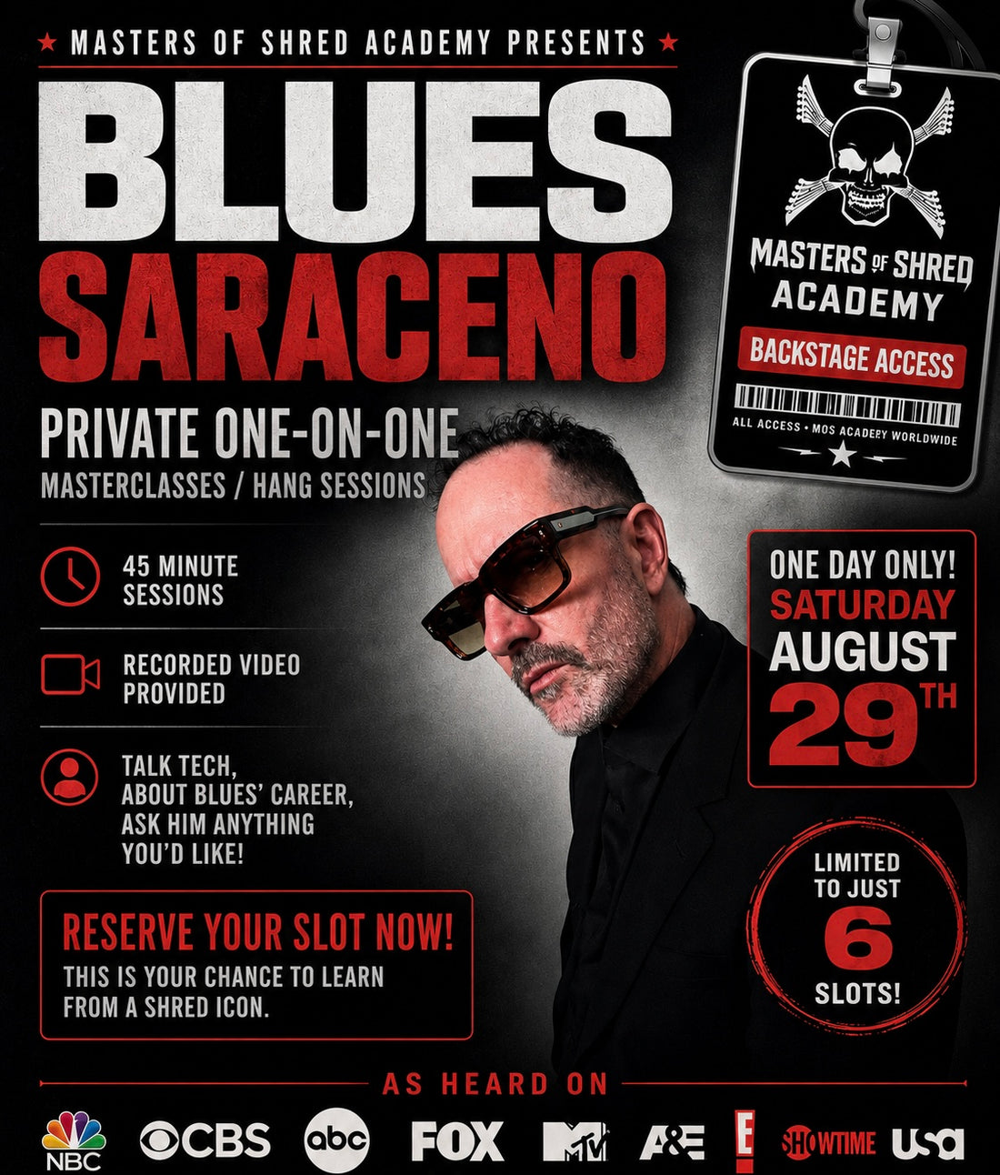 Blues Saraceno 1-on-1 Masterclass