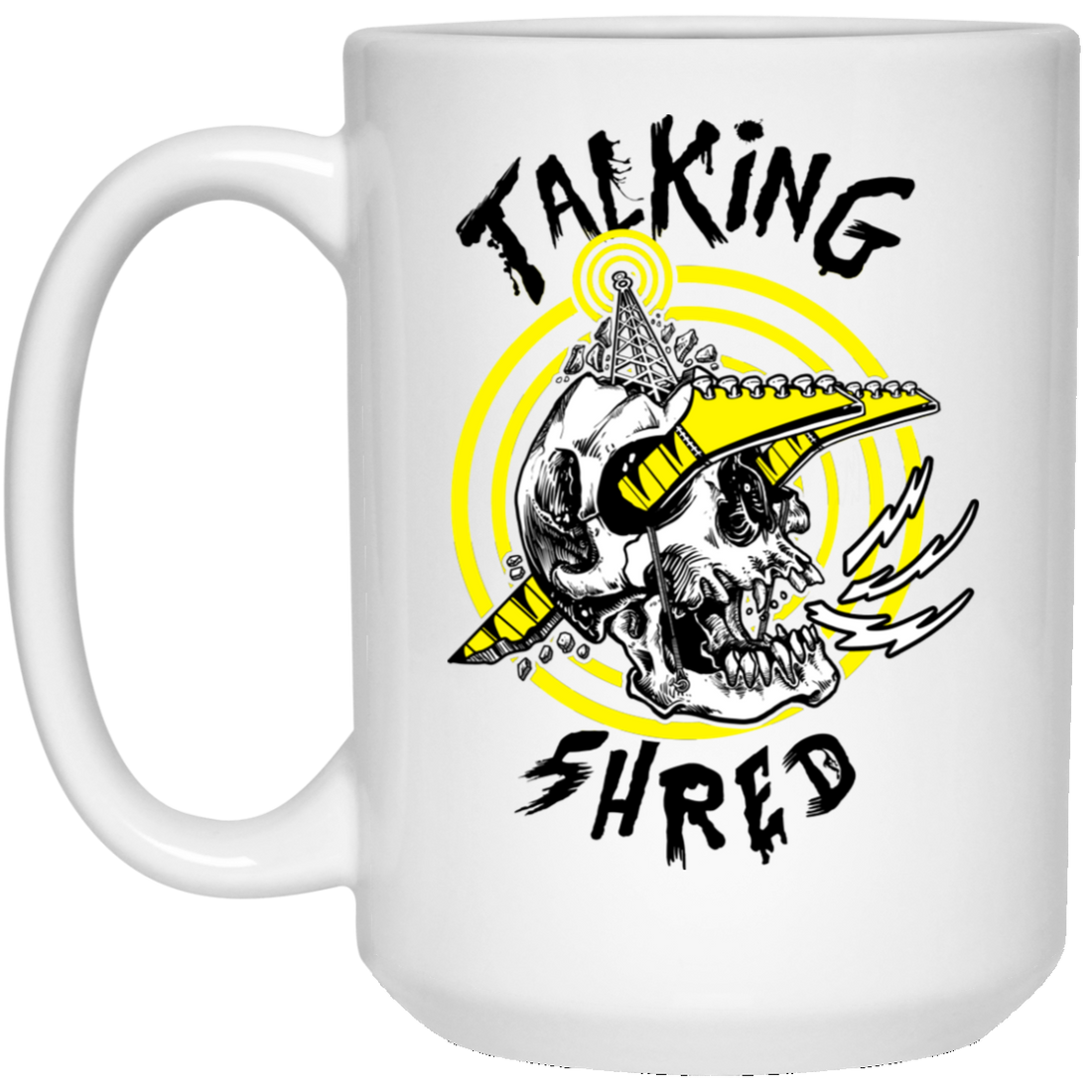 Official 'Talking Shred; 15 oz. White Mug